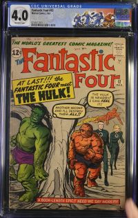 Image for Fantastic Four #12 CGC 4.0