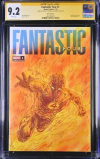 Image for Fantastic Four #1 CGC 9.2 Signed & Sketched by Michael Munshaw