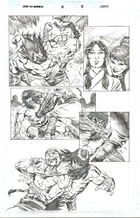 Image for Conan the Barbarian #20 Page 18 Pencils and Inks