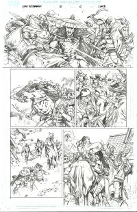 Image for Conan the Barbarian #20 Page 10 Pencils and Inks