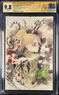 Image for Something is Killing the Children #1 Peach Momoko GITD LTD 50 NYCC Convention "Virgin" Edition | CGC 9.8 | Signature Series Signed Peach Momoko, James Tynion IV & Werther Dell'Edera