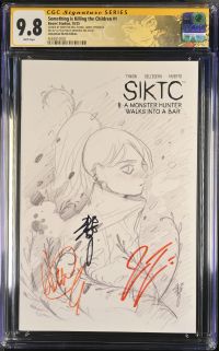 Image for Something is Killing the Children #1 Peach Momoko LTD 121 | NYCC Convention Sketch Edition | CGC 9.8 | Signature Series Signed Peach Momoko, James Tynion IV & Werther Dell'Edera