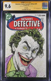 Image for Detective Comics: Facsimile Edition #475 CGC 9.6 Signed by Michael Munshaw