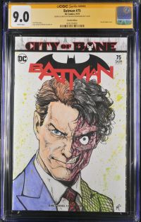 Image for Batman #75 CGC 9.0 Signed by Michael Munshaw