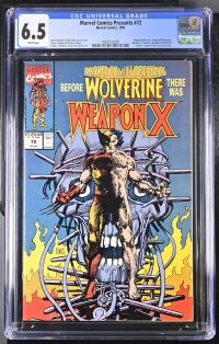 Image for Marvel Comics Presents #72 CGC 6.5
