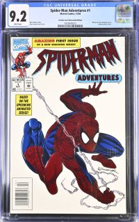 Image for Spider-Man Adventures #1 Variant Cover CGC 9.2