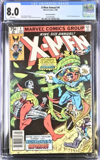 Image for X-Men Annual #4 CGC 8.0