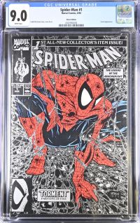 Image for Spider-Man #1 Silver Edition CGC 9.0