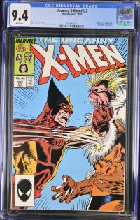 Image for Uncanny X-Men #222 CGC 9.4