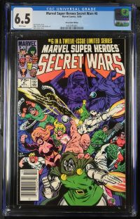 Image for Marvel Super Heroes Secret Wars #6 CGC 6.5