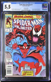 Image for Spider-Man Unlimited #1 CGC 5.5
