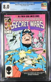 Image for Marvel Super Heroes Secret Wars #7 CGC 8.0
