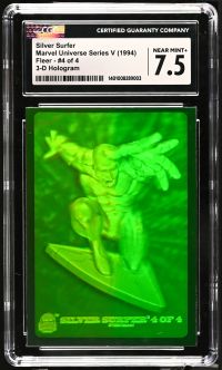 Image for Silver Surfer #4 of 4 | Marvel Universe Series V | 3-D Hologram | CGC 7.5