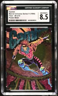 Image for Gambit #4 of 9 | Marvel Universe Series V | Power Blast | CGC 8.5