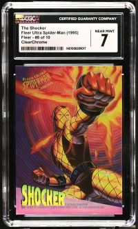 Image for The Shocker #8 of 10 | Fleer Ultra Spider-Man | ClearChrome | CGC 7