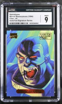 Image for Apocalypse #1 | Marvel Masterpieces | Gold Foil Signature Series | CGC 9