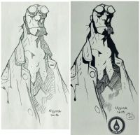 Image for Hellboy Original Pencil and Ink Art by Mike Mignola and Shawn Crystal