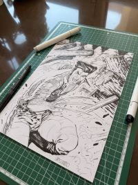 Image for Wolverine Original Ink Drawing
