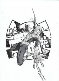 Image for Spider-Man Swinging Original Art