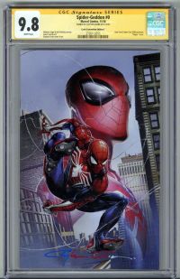Image for SPIDER-GEDDON #0 CGC 9.8 SS SIGNED CLAYTON CRAIN NYCC VIRGIN VARIANT LOW POP