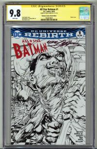 Image for ALL STAR BATMAN #1 CGC 9.8 SS SIGNED NEAL ADAMS SKETCH EDITION LOW POP 3 RARE