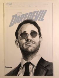 Image for Daredevil Sketch Cover Featuring Charlie Cox as Matt Murdock