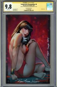 Image for VAMPIRELLA ARMAGEDDON #6 CGC 9.8 SS FIRST SIGNED RYAN KINCAID VIRGIN VARIANT