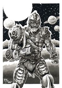 Image for Masters of the Universe - TRAP JAW A4 Original art by PAUL SWAIN