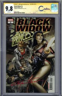 Image for BLACK WIDOW #2 CGC 9.8 SS SIGNED CLAYTON CRAIN VARIANT COVER LOW POP 2 VERY RARE