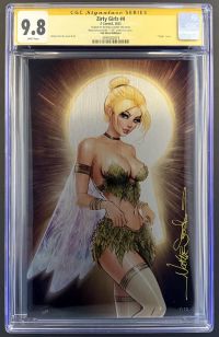 Image for ZIRTY GIRLZ #4 CGC 9.8 SS SIGNED NATHAN SZERDY TINKER BELL METAL VIRGIN A LE /10
