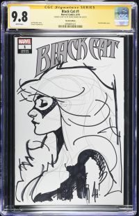 Image for Black Cat #1 CGC 9.8 Signed by Scottie Young