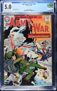 Image for Our Army at War #154 CGC 5.0