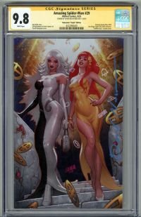 Image for AMAZING SPIDER-MAN #29 CGC 9.8 SS SIGNED DAVID NAKAYAMA SDCC VIRGIN VARIANT RARE