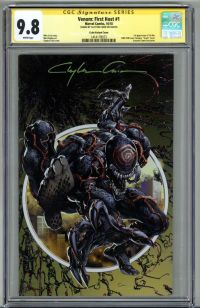 Image for VENOM: FIRST HOST #1 CGC 9.8 SS SIGNED CLAYTON CRAIN VIRGIN VARIANT LOW POP RARE