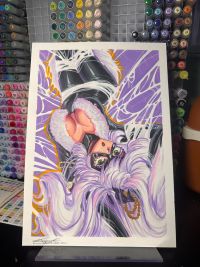 Image for 9"12 Black Cat by Lu Cardoso
