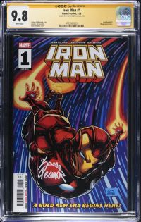 Image for Iron Man #1 CGC 9.8 Signed by Ryan Stegman