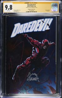 Image for Daredevil #1 CGC 9.8 Signed by Ryan Stegman