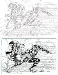 Image for Flash: Future’s End / Future Flash story 2014 Pin-Up by Brett Booth