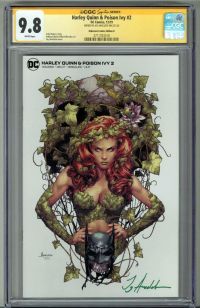 Image for HARLEY QUINN & POISON IVY #2 CGC 9.8 SS SIGNED JAY ANACLETO VARIANT COVER B RARE