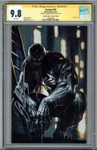 Image for VENOM #32 CGC 9.8 SS SIGNED GABRIELE DELL'OTTO VIRGIN VARIANT LOW POP RARE