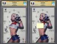 Image for GARV GIRLS SET CGC 9.8 SS SIGNED KEITH GARVEY HARLEY FAN PAGE CANVAS EDITION A/B