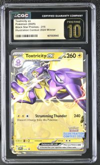 Image for Toxtricity ex #215 Black Star Promos CGC Pristine 10