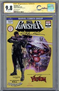 Image for THE PUNISHER #1 CGC 9.8 SS SIGNED CLAYTON CRAIN VARIANT B SPIDER MAN #129 HOMAGE