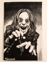 Image for Ozzy Osbourne Darkness Sketch Cover