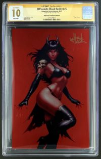 Image for DIE!NAMITE BLOOD RED #v4 #5 CGC 10 SS SIGNED WILL JACK VIRGIN METAL NOT 9.8 /50