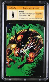 Image for Primal #59 CGC 9 Signed by Todd Mcfarlane