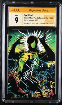 Image for Spotted #77 CGC 9 Signed by Todd Mcfarlane