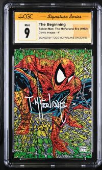 Image for The Beginning #1 CGC 9 Signed by Todd Mcfarlane