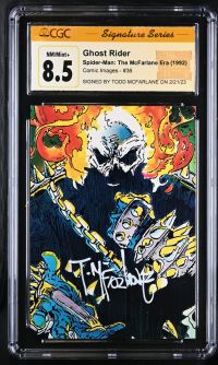 Image for Ghost Rider #36 CGC 8.5 Signed by Todd Mcfarlane