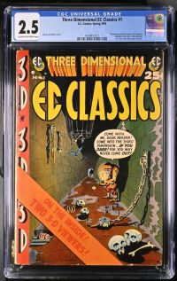 Image for Three Dimensional EC Classics #1 CGC 2.5